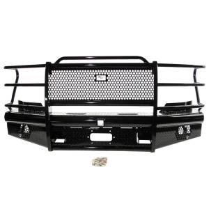 American Built H2C23112-BARE Heavy Duty Pipe Front Bumper for Chevy Silverado 2500/3500 2011-2014 ***BARE STEEL****