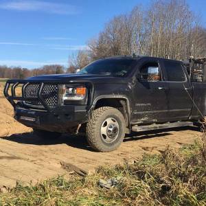 Road Armor - Road Armor 2202F2B Stealth Winch Front Bumper with Titan II Guard with and Square Light Holes for GMC Sierra 2500HD/3500 2020-2021 - Image 3