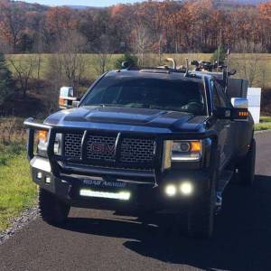 Road Armor - Road Armor 2202F2B Stealth Winch Front Bumper with Titan II Guard with and Square Light Holes for GMC Sierra 2500HD/3500 2020-2021 - Image 2