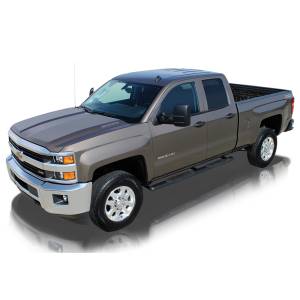 Raptor - Raptor 0701-0019MB Cab Length Nerf Bars for Chevy Silverado 1500 Double/Extended Cab 1999-2013 - Black E-Coated - Image 4