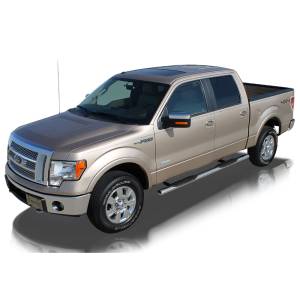 Raptor - Raptor 0703-0370 Cab Length Nerf Bars for Ford F150 SuperCrew Cab 2009-2014 - Polished Stainless Steel - Image 4