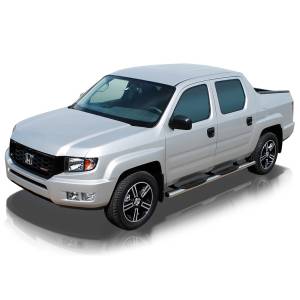 Raptor - Raptor 0705-0204 Cab Length Nerf Bars for Honda Ridgeline Crew Cab 2006-2013 - Polished Stainless Steel - Image 4