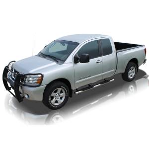 Raptor - Raptor 0707-0217 Cab Length Nerf Bars for Nissan Titan/Titan XD Extended/King Cab 2004-2021 - Polished Stainless Steel - Image 4