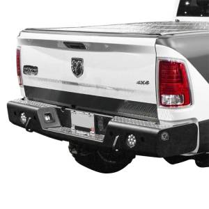 TrailReady 37300 Rear Bumper with D-Ring Tabs for Dodge Ram 2500/3500 2003-2010