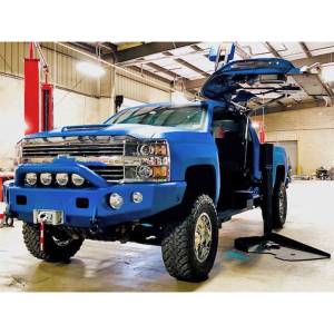 TrailReady 10100P Winch Front Bumper with Pre-Runner Guard for Chevy Silverado 1500/2500/3500 1981-1988