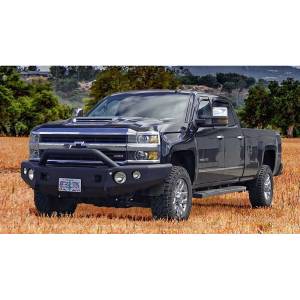 TrailReady 10715P Winch Front Bumper with Pre-Runner Guard for Chevy Silverado 2500/3500 2011-2014