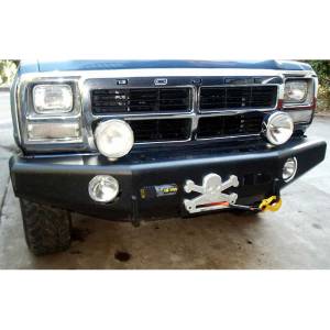 TrailReady 11100B Winch Front Bumper for Dodge Ram 1500/2500/3500 1972-1993