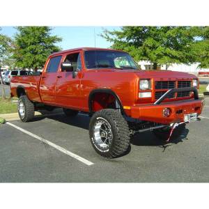 TrailReady 11100P Winch Front Bumper with Pre-Runner Guard for Dodge Ram 1500/2500/3500 1972-1993