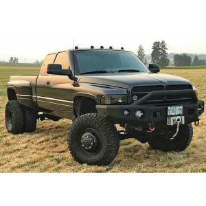 TrailReady 11301P Winch Front Bumper with Pre-Runner Guard for Dodge Ram 1500/2500/3500 1999-2002