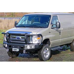 TrailReady - TrailReady 13100G Winch Front Bumper with Full Guard for Ford E250/E350 1992-2007 - Image 2