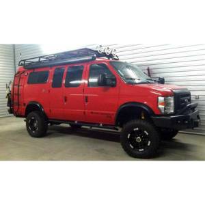 TrailReady - TrailReady 13101P Winch Front Bumper with Pre-Runner Guard for Ford E250/E350 2008-2020 - Image 2