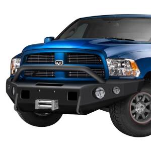 TrailReady 13505P Winch Front Bumper with Pre-Runner Guard for Toyota Tacoma 2012-2015
