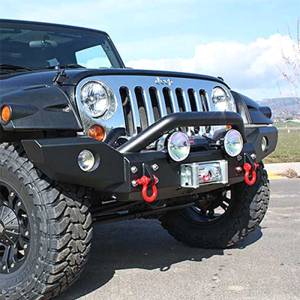 TrailReady - TrailReady 38000P Winch Front Bumper with Pre-Runner Guard for Jeep Wrangler JK 2007-2017 - Image 2