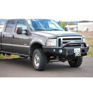 TrailReady - TrailReady 12301P Winch Front Bumper with Pre-Runner Guard and Open End Crash Bar for Ford F250/F350/F450/F550 2001-2004 - Image 3