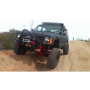 Affordable Offroad - Affordable Offroad EXJ with Stinger Shorty Winch Front Bumper for Jeep Cherokee XJ/Comanche 1984-2001 - Image 4
