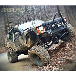 Affordable Offroad - Affordable Offroad EXJ with Stinger Shorty Winch Front Bumper for Jeep Cherokee XJ/Comanche 1984-2001 - Image 5