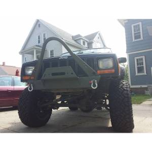 Affordable Offroad - Affordable Offroad EXJ with Stinger Shorty Winch Front Bumper for Jeep Cherokee XJ/Comanche 1984-2001 - Image 6