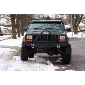 Affordable Offroad - Affordable Offroad EXJ with Stinger Elite Stinger Front Bumper for Jeep Cherokee XJ/Comanche 1984-2001 - Image 5