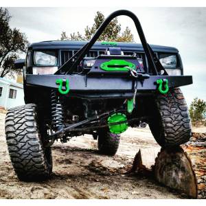 Affordable Offroad - Affordable Offroad EXJ with Stinger Full Elite Stinger Winch Front Bumper for Jeep Cherokee XJ/Comanche 1984-2001 - Image 4