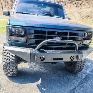 Affordable Offroad - Affordable Offroad Full Size Modular Front Bumper with Bull Bar for Ford F150/F250/F350/Bronco 1992-1996 - Image 7