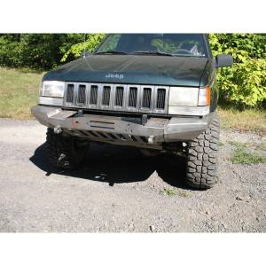 Affordable Offroad - Affordable Offroad Elite Modular Plain Winch Front Bumper for Jeep Grand Cherokee ZJ 1993-1998 - Image 2