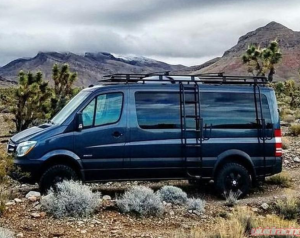 Aluminess - Aluminess 210494 High Roof Ladder for Mercedes Sprinter 2007-2019 - Image 2