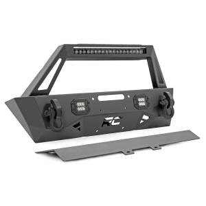 Rough Country - Rough Country 10597A Trail Front Bumper with Stubby Bar for Jeep Gladiator JT/ Wrangler JK/JL 2007-2021 - Image 2