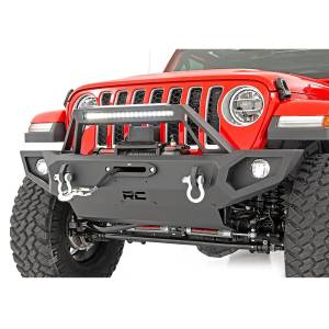 Rough Country - Rough Country 10585 Full Width Trail Front Bumper for Jeep Gladiator JT/ Wrangler JK/JL 2007-2021 - Image 3