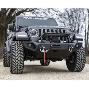 Rough Country - Rough Country 10585 Full Width Trail Front Bumper for Jeep Gladiator JT/ Wrangler JK/JL 2007-2021 - Image 7