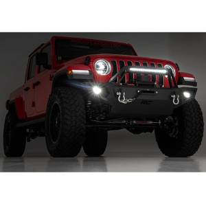 Rough Country - Rough Country 10585 Full Width Trail Front Bumper for Jeep Gladiator JT/ Wrangler JK/JL 2007-2021 - Image 10