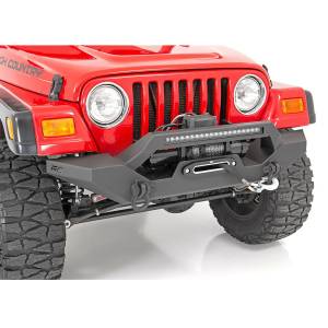 Rough Country - Rough Country 10595 Full Width Winch Front Bumper for Jeep Wrangler TJ/YJ 1987-2006 - Image 2
