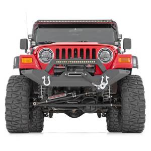 Rough Country - Rough Country 10595 Full Width Winch Front Bumper for Jeep Wrangler TJ/YJ 1987-2006 - Image 3