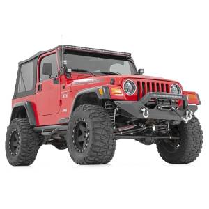 Rough Country - Rough Country 10595 Full Width Winch Front Bumper for Jeep Wrangler TJ/YJ 1987-2006 - Image 4