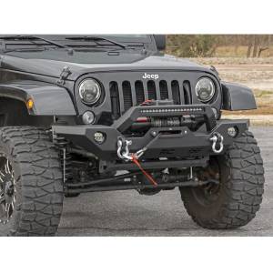 Rough Country - Rough Country 10596 Full Width Winch Front Bumper for Jeep Gladiator JT/Wrangler JK/JL 2007-2018 - Image 4