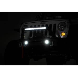 Rough Country - Rough Country 11826 Winch Front Bumper with Stubby Bar for Jeep Gladiator JT/Wrangler JK/JL 2007-2021 - Image 4