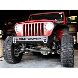 Rough Country - Rough Country 1011 Stubby Front Bumper for Jeep Wrangler TJ/YJ 1987-2006 - Image 2