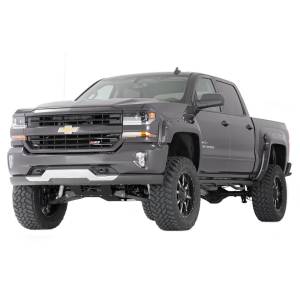Rough Country - Rough Country RCC1498CC Wheel to Wheel Nerf Steps for Chevy Silverado and GMC Sierra 1500 Double/Crew Cab 2014-2018 - Image 5