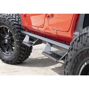 Rough Country - Rough Country AL519204 Cab Length AL2 Drop Steps for Jeep Wrangler JL 2018-2021 - Image 4