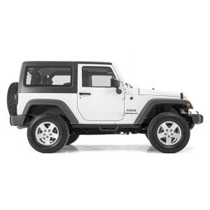 Rough Country - Rough Country 90763 Wheel to Wheel 2 Door Contoured Drop Steps for Jeep Wrangler JK 2007-2018 - Image 5