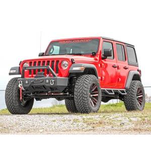 Rough Country - Rough Country 90769A Wheel to Wheel 4 Door Contoured Drop Steps for Jeep Wrangler JL 2018-2021 - Image 2
