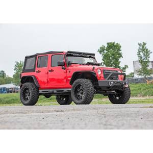 Rough Country - Rough Country SDS071874 Cab Length 4 Door DS2 Drop Steps for Jeep Wrangler JK 2007-2018 - Image 4