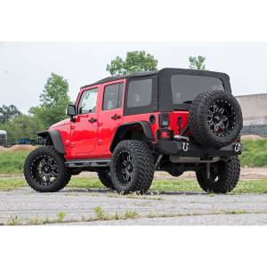 Rough Country - Rough Country SDS071874 Cab Length 4 Door DS2 Drop Steps for Jeep Wrangler JK 2007-2018 - Image 5