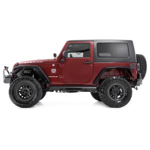 Rough Country - Rough Country SDS071753 Cab Length 2 Door DS2 Drop Steps for Jeep Wrangler JK 2007-2018 - Image 5