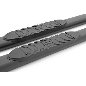 Rough Country - Rough Country 21002 Oval Nerf Step Bars for Chevy Silverado and GMC Sierra 1500/2500 HD/3500 HD Crew Cab 2019-2021 - Image 2