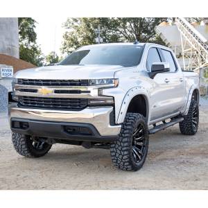 Rough Country - Rough Country 21002 Oval Nerf Step Bars for Chevy Silverado and GMC Sierra 1500/2500 HD/3500 HD Crew Cab 2019-2021 - Image 6