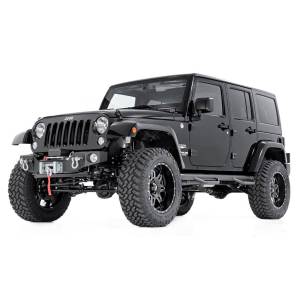 Rough Country - Rough Country 1059 Hybrid Stubby Winch Front Bumper for Jeep Wrangler JK 2007-2018 - Image 4