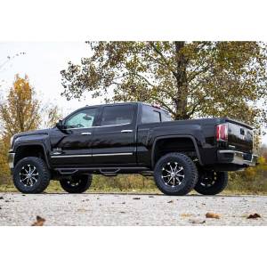 Rough Country - Rough Country RCC1489CC Wheel to Wheel Nerf Steps for Chevy Silverado and GMC Sierra 1500 Crew Cab 2014-2018 - Image 2