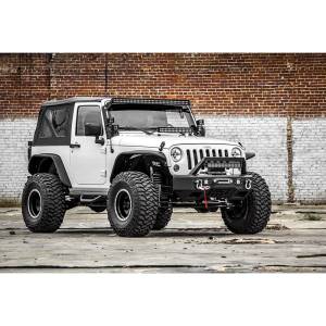 Rough Country - Rough Country RCJ0746 Wheel to Wheel Nerf Steps for Jeep Wrangler JK 2007-2018 - Image 4