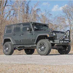 Rough Country - Rough Country 90764 Wheel to Wheel Nerf Steps for Jeep Wrangler JK 2007-2018 - Image 7