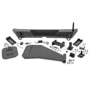 Rough Country - Rough Country 10598 Rear Bumper w/ Tire Carrier for Jeep Wrangler JL 2018-2021 - Image 2